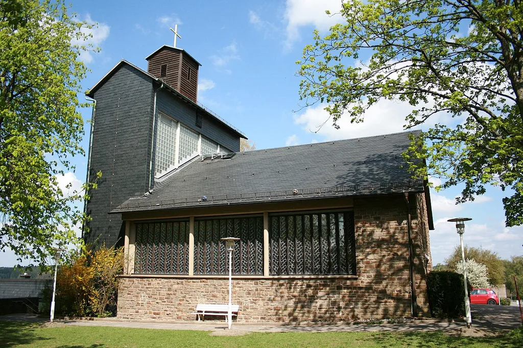 Evangelische Kirche an der Martin-Luther-Straße in Marienheide