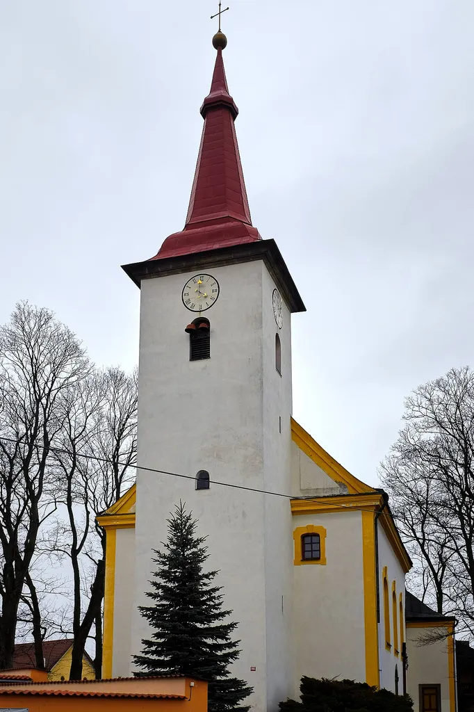 Kostel svatého Jakuba, Americká, st. 18, Horní Lomany.