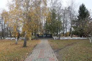 War memorial on Belgorodskaya street, Shebekino