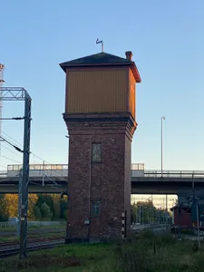 water tower in Loimaa railway station