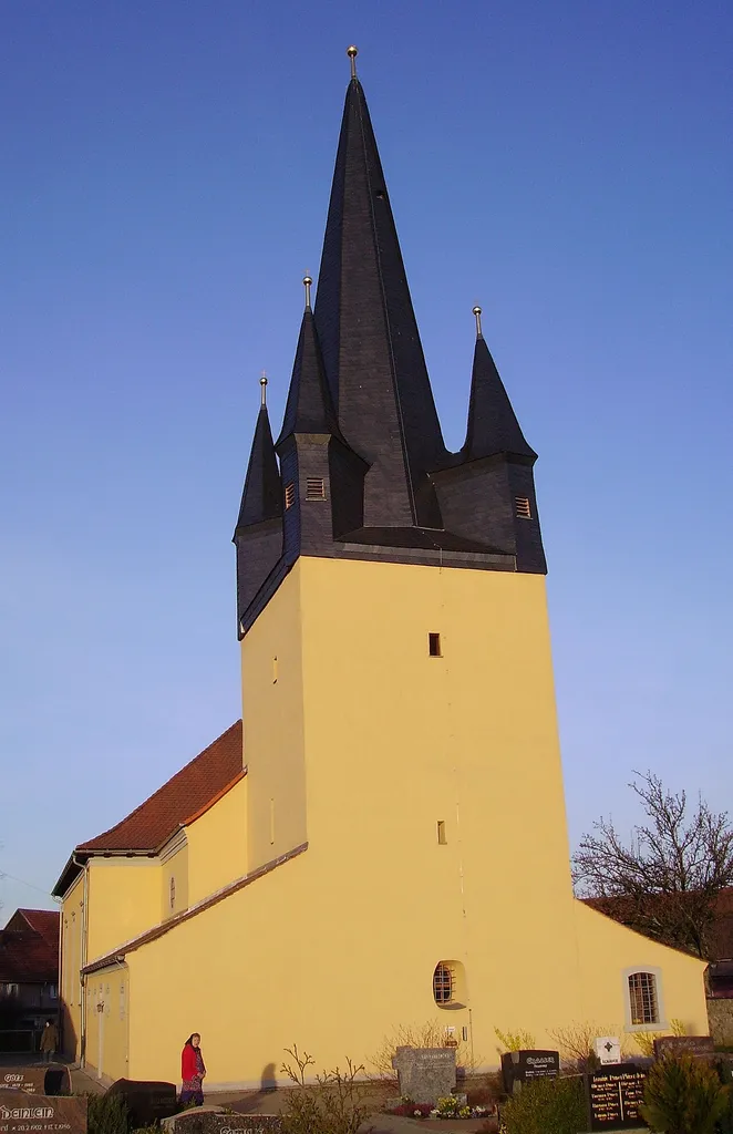 Catholic church of Ludwag, part of Scheßlitz in Bavaria, Germany