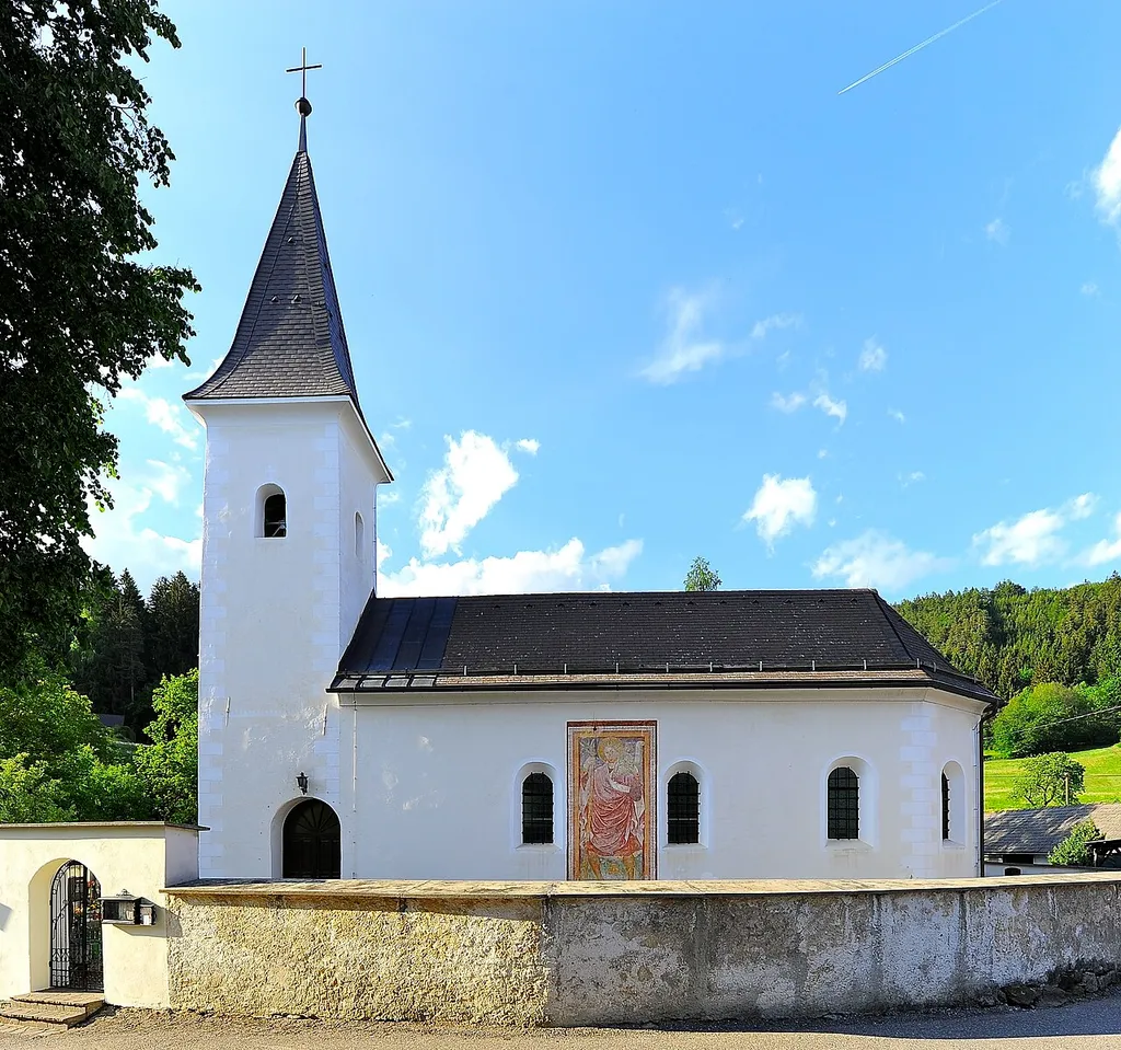 Subsidiary church Saint Matthew in Umberg, municipality Wernberg, district Villach Land, Carinthia, Austria, EU