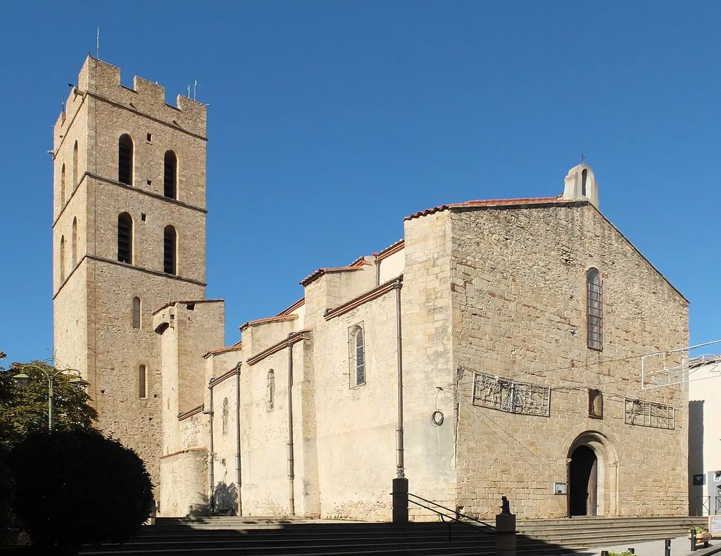 Parish church Notre-Dame del Prat, Argelès-sur-Mer, France (view E)