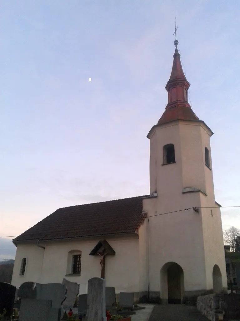 Exaltation of the Holy Cross Church in Beli Grič, Municipality of Mokronog–Trebelno, southeastern Slovenia.