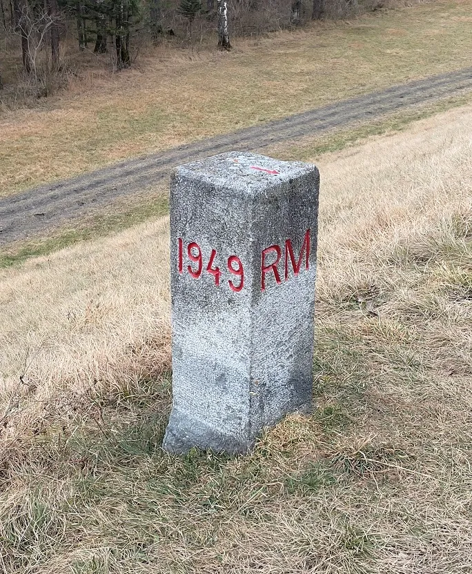 Switzerland-Liechtenstein border stone
