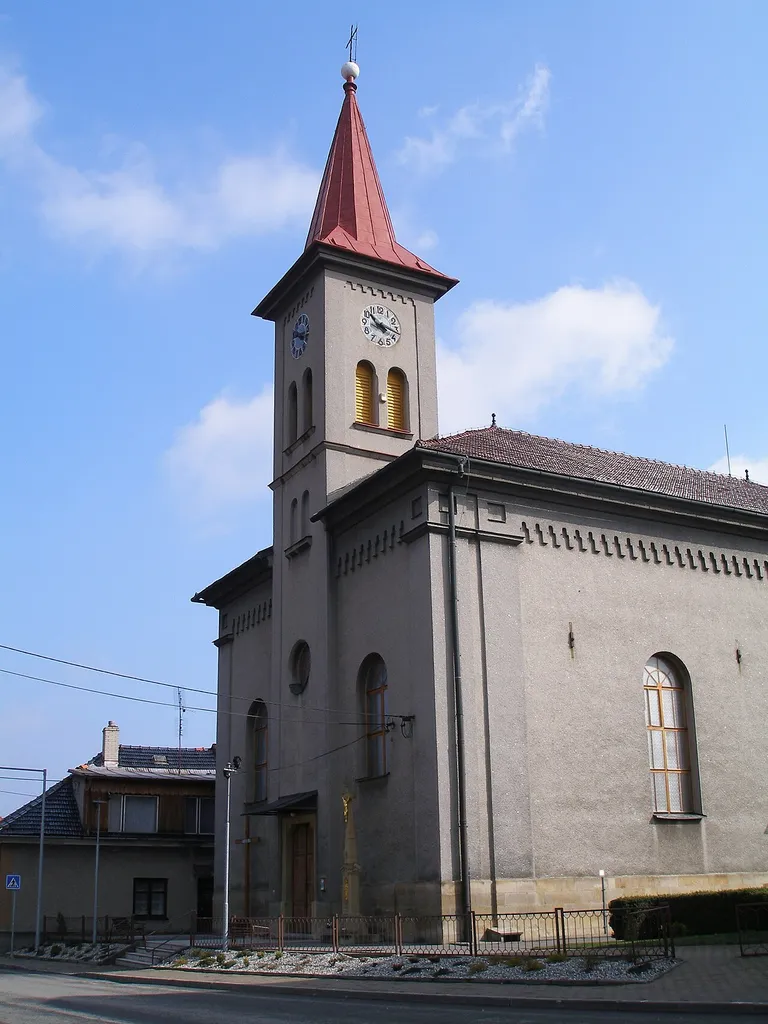 Church in Mořkov.