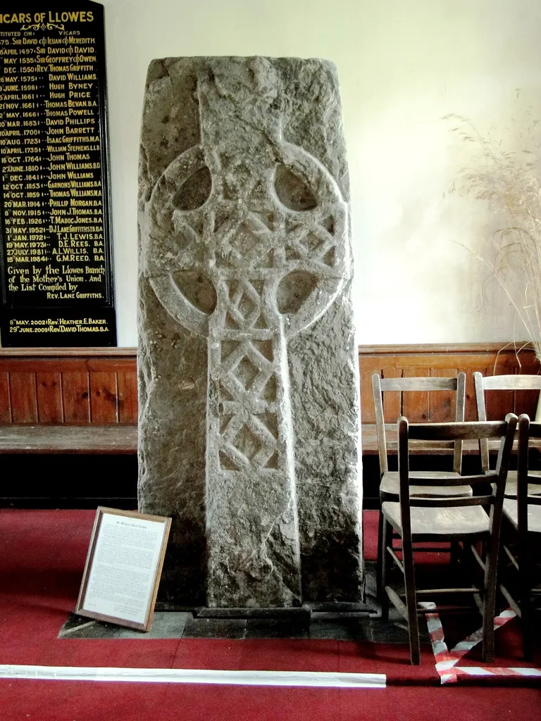 Cross of St Meilig, Llowes