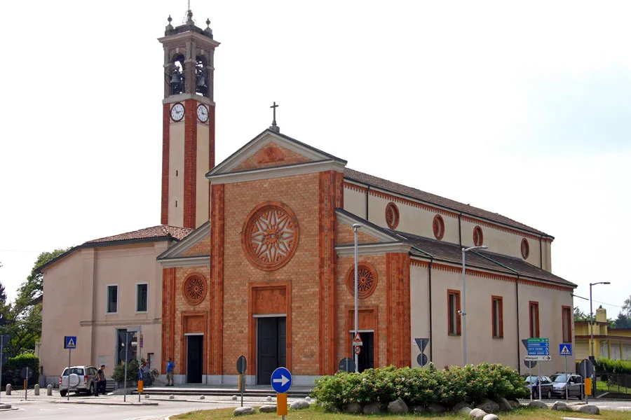View of Vergiate, Varese, Italy