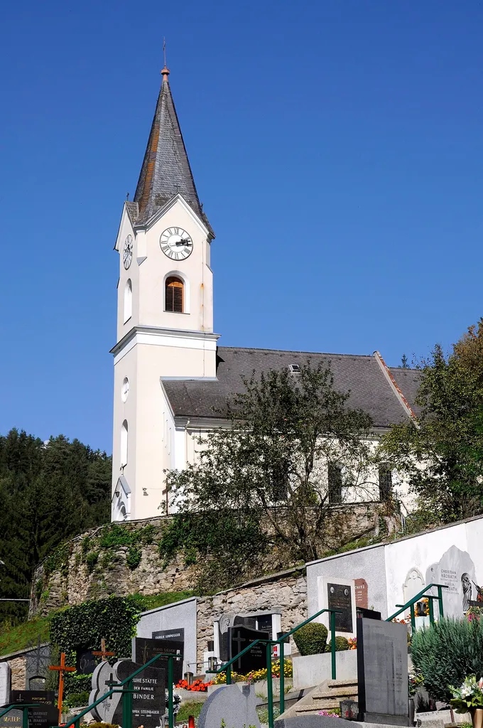 Parish church Saint Mark in Ettendorf, municipality Lavamünd, district Wolfsberg, Carinthia / Austria / EU