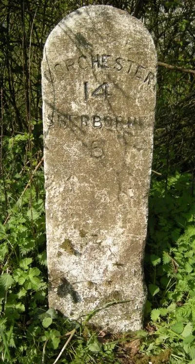 Old Milestone by the A352, Holnest