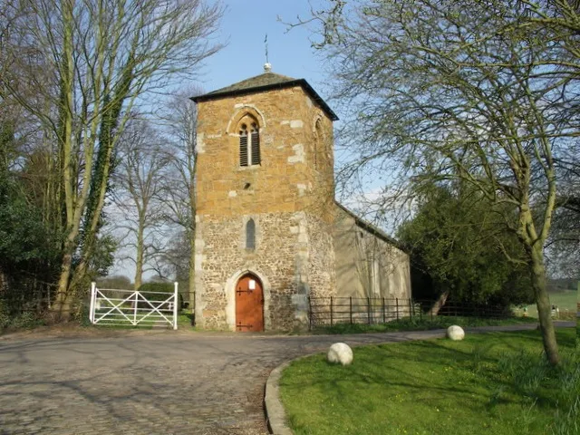 St Luke's parish church, Newton Harcourt, Leicestershire, seen from the west