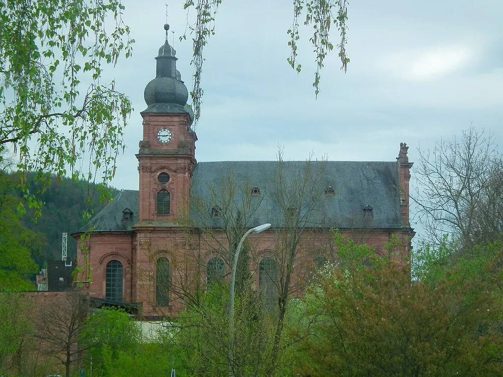 St. Gangolf (Amorbach) Native name Gangolfikirche Location Amorbach, Lower Franconia, Germany Coordinates 49° 38′ 43.86″ N, 9° 13′ 12.66″ E Authority file : Q18907825 institution QS:P195,Q18907825