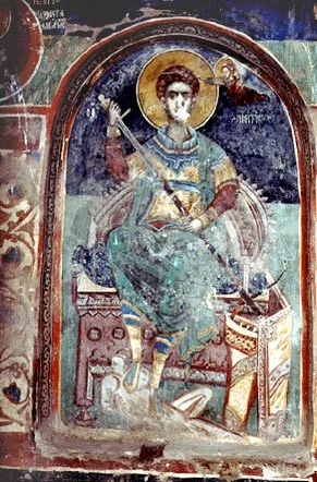 Palatitsia St. Demetrios Church Fresco.