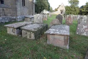 Group Of 3 Carter Chest Tombs Approximately 3 Metres South Of Priest's Door Of Church Of St Patrick