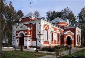 Saint George Orthodox church in Staroje Vysokaje