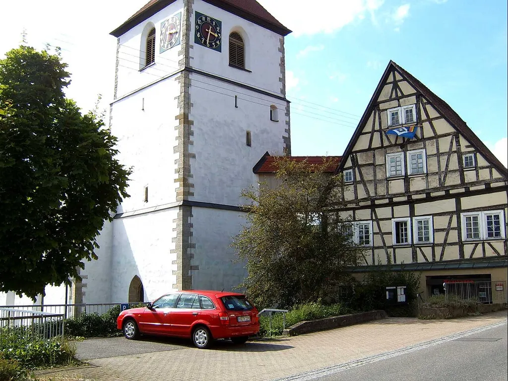 Wachbach (Church-Castle); District of Main-Tauber; Federal State of Baden-Württemberg; Germany Build in the 14th century; later changes; of special interest: