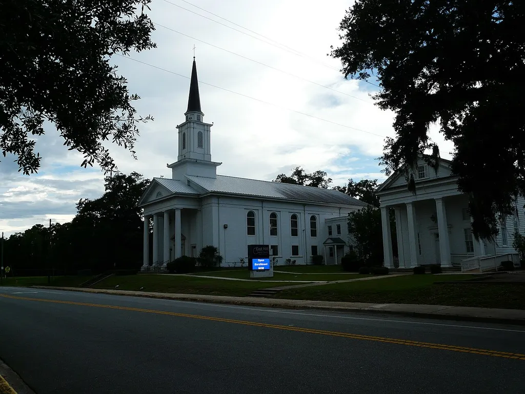 East Hill Baptist Church on Miccosukee Road in Tallahassee, Florida.