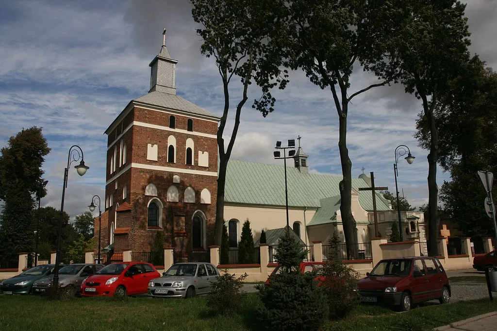 Sierpc – Kościół parafialny p.w. św. św. Wita, Modesta i Krescencji. Widok ogólny (zabytek nr 34/114 W 25.01.1958).