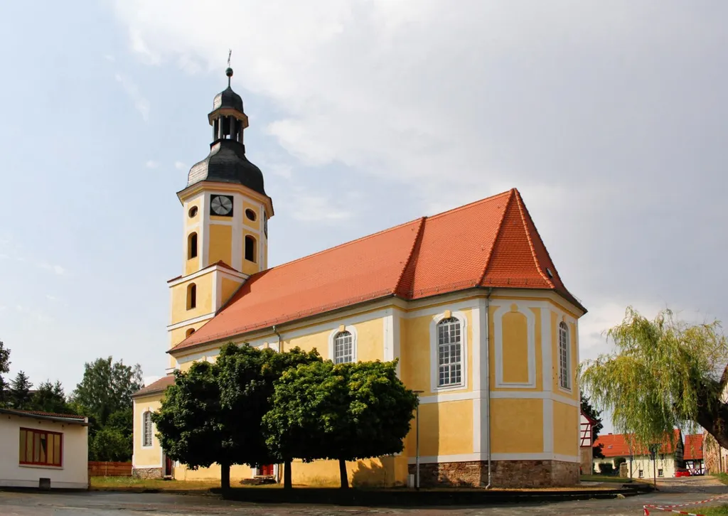 Kirche in Kayna, Zeitz, Burgenlandkreis, Sachsen-Anhalt, Deutschland