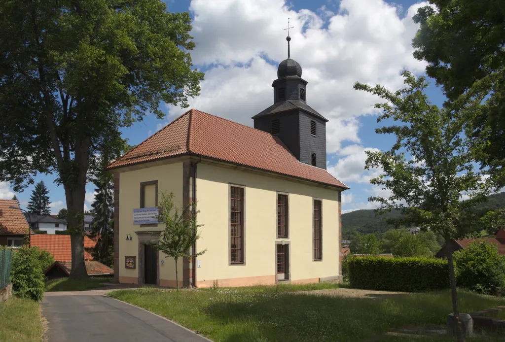 Protestant Church in Rhina, Haunetal, Hesse, Germany
