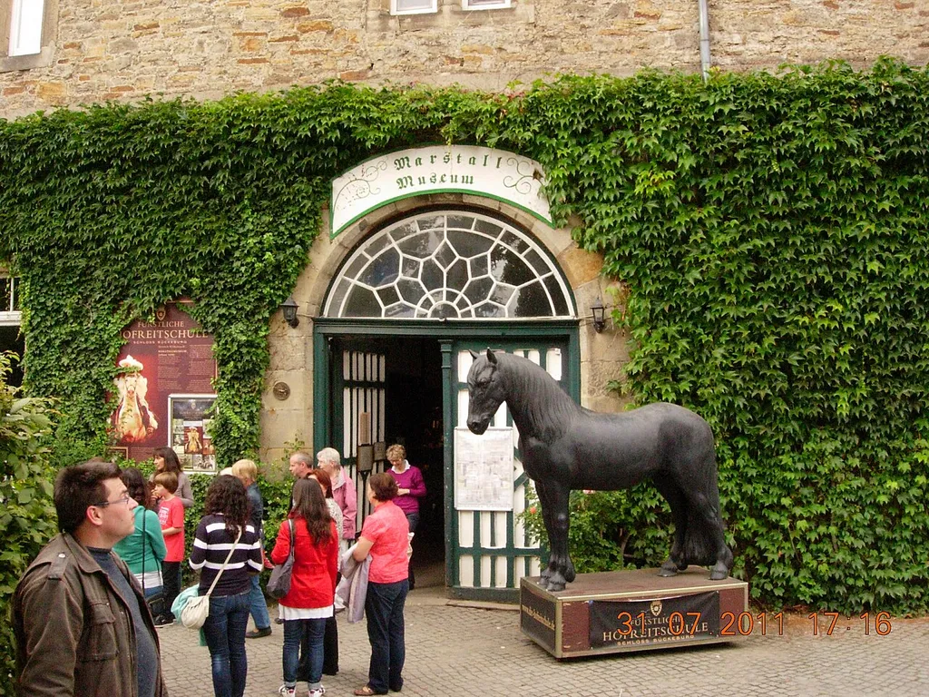 Door to the Fürstliche Hofreitschule museum
