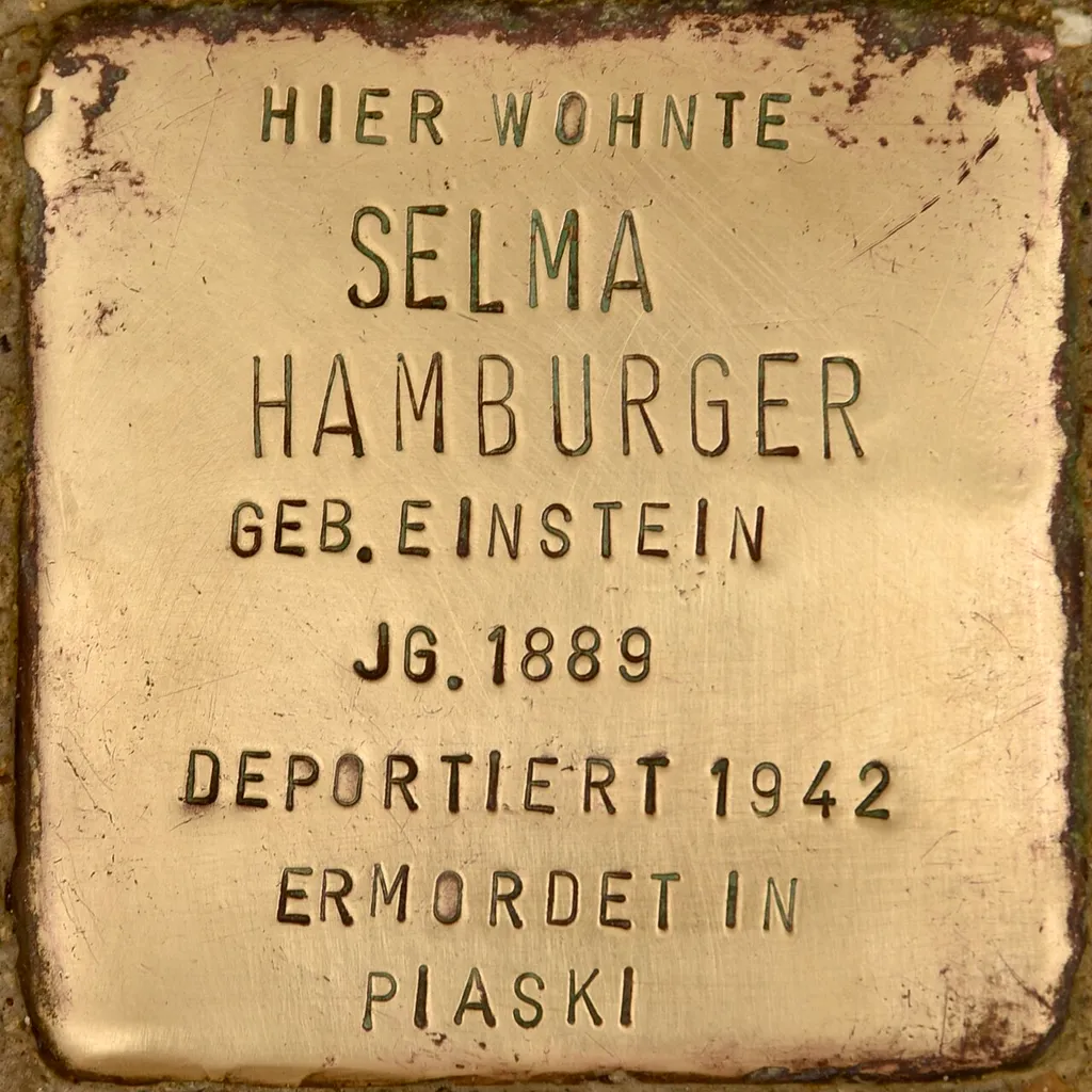 Stolperstein für Selma Hamburger