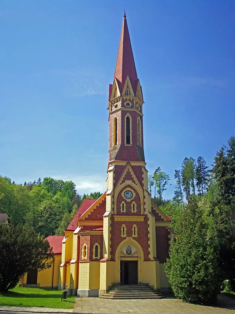 Evangelický kostel Trutnov. Česká republika.