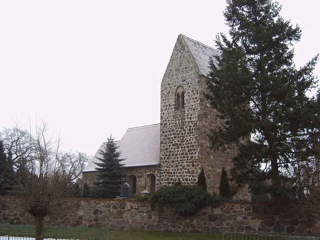Dorfkirche in Gohre (Deutschland, Sachsen-Anhalt), Bild aufgenommen von Olaf Meister am 3.2.2006