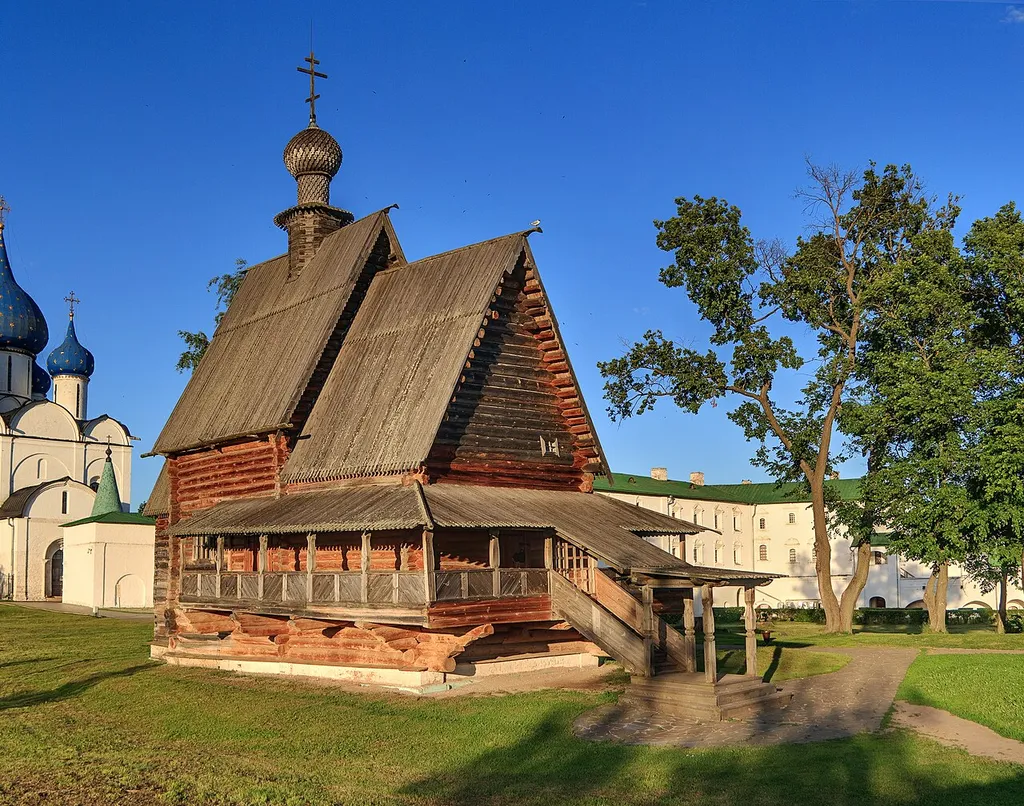 Saint Nicholas Church from Glotovo, Suzdal Kremlin, Vladimir Oblast, Russia