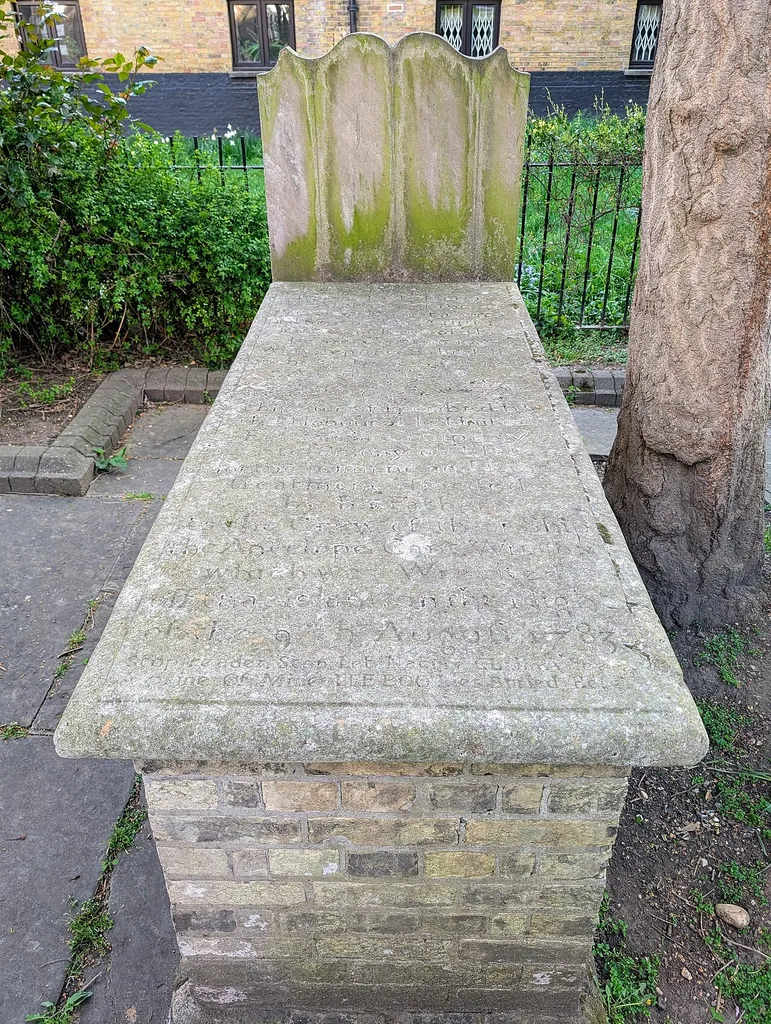 Monument to Prince Lee Boo, St Mary's Church, Rotherhithe