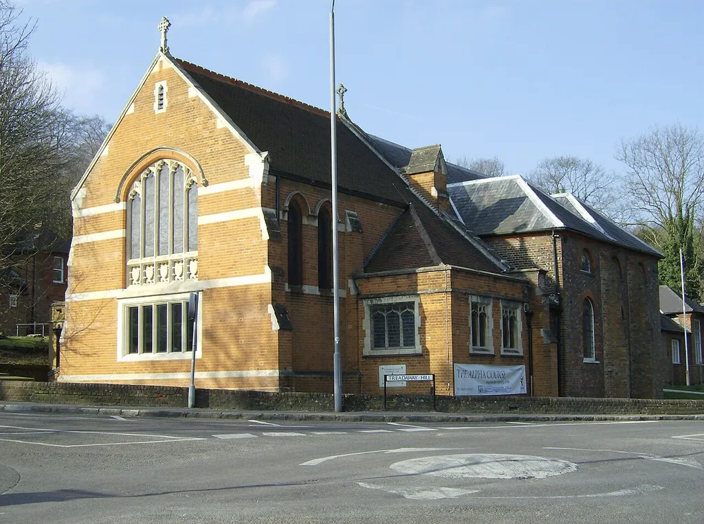 St Peter's parish church, Loudwater, Buckinghamshire, seen from the east