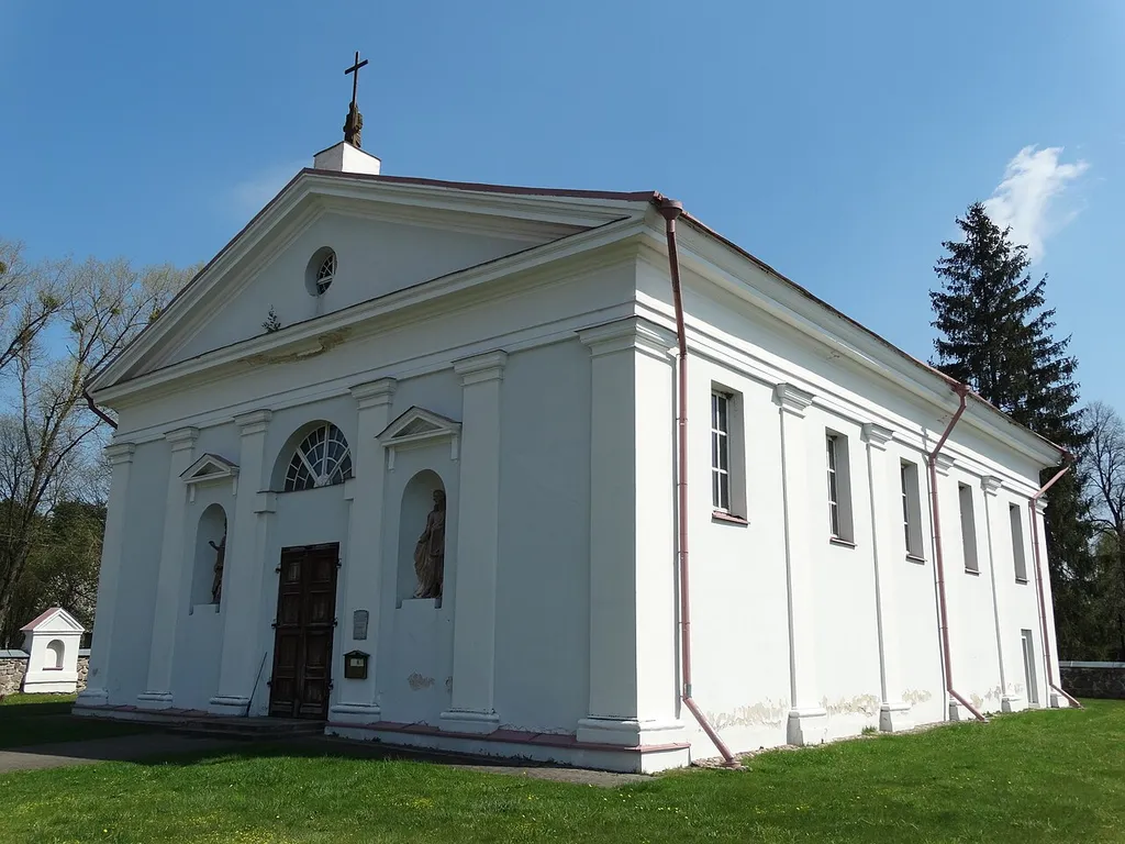 Saint John the Baptist church in Čiobiškis, Širvintos District, Lithuania