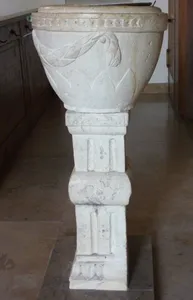 Baptismal font of St. Vitus (Reistingen)