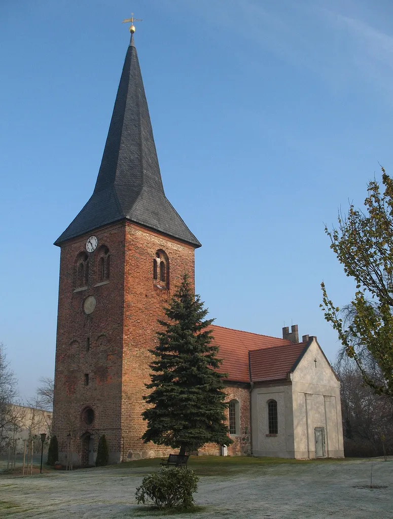 Church in Kremmen-Flatow in Brandenburg, Germany