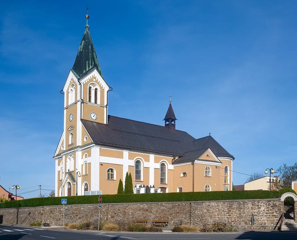 St. Catherine church, Štěpánkovice, Czechia
