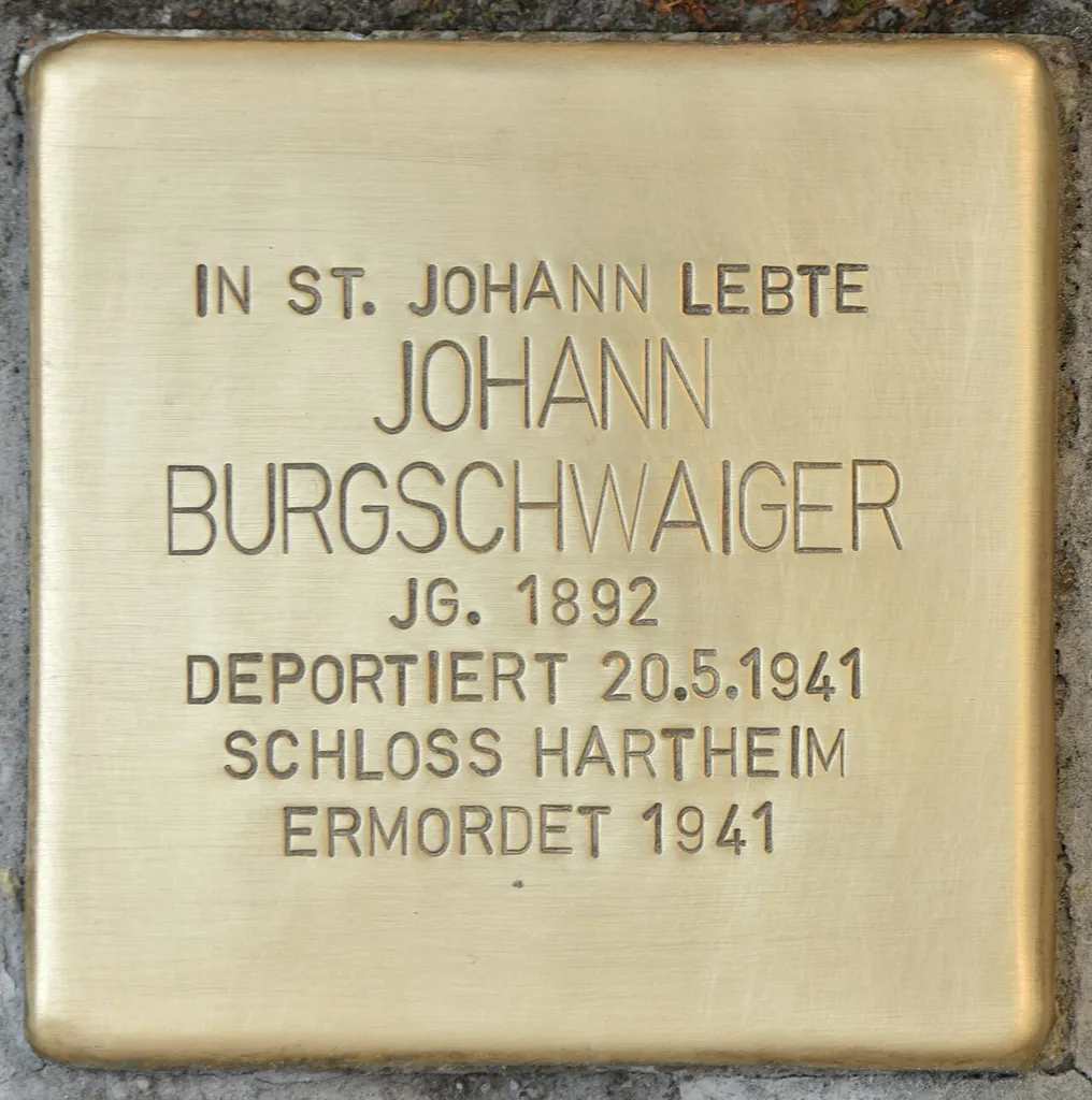 Stolperstein für Johann Burgschwager
