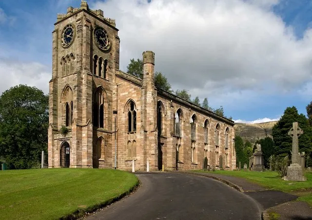 Campsie Parish Church Viewed from south of the building.