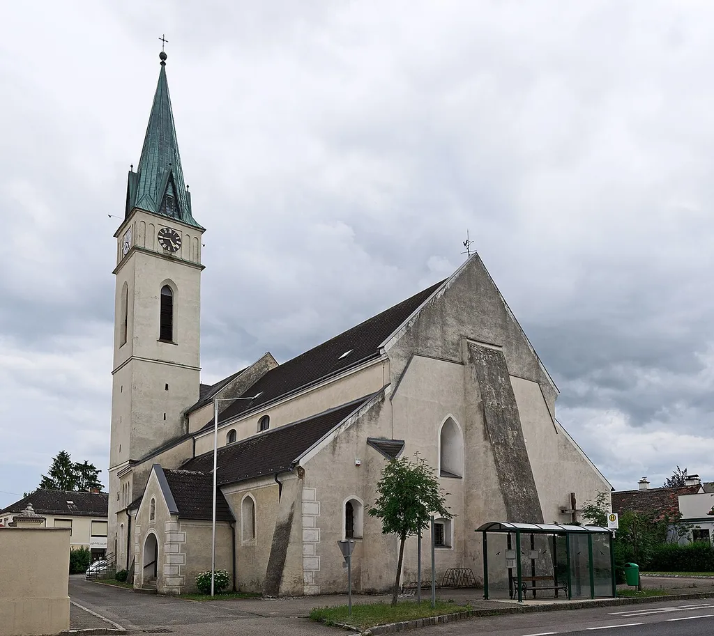 Parish church at Guntersdorf, Lower Austria, Austria