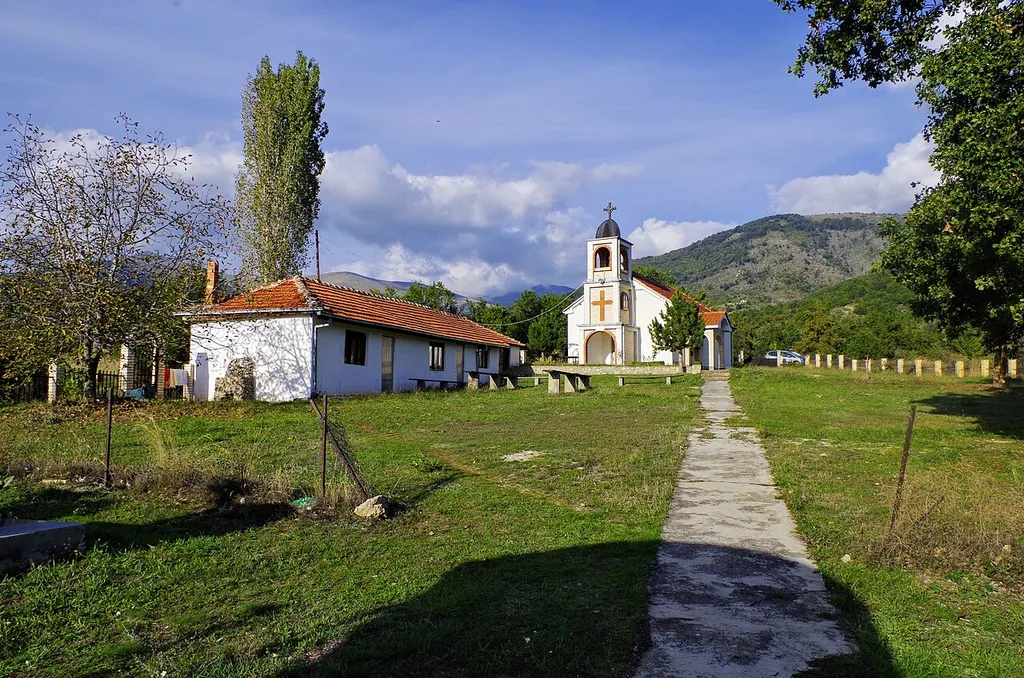 View of the St. John the Baptist Church in the village Štrbovo
