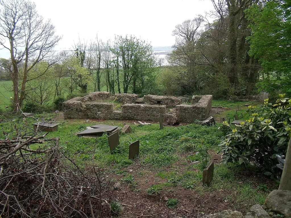 Remains of the old Church of St. Gwenllwyfo, Dulas
