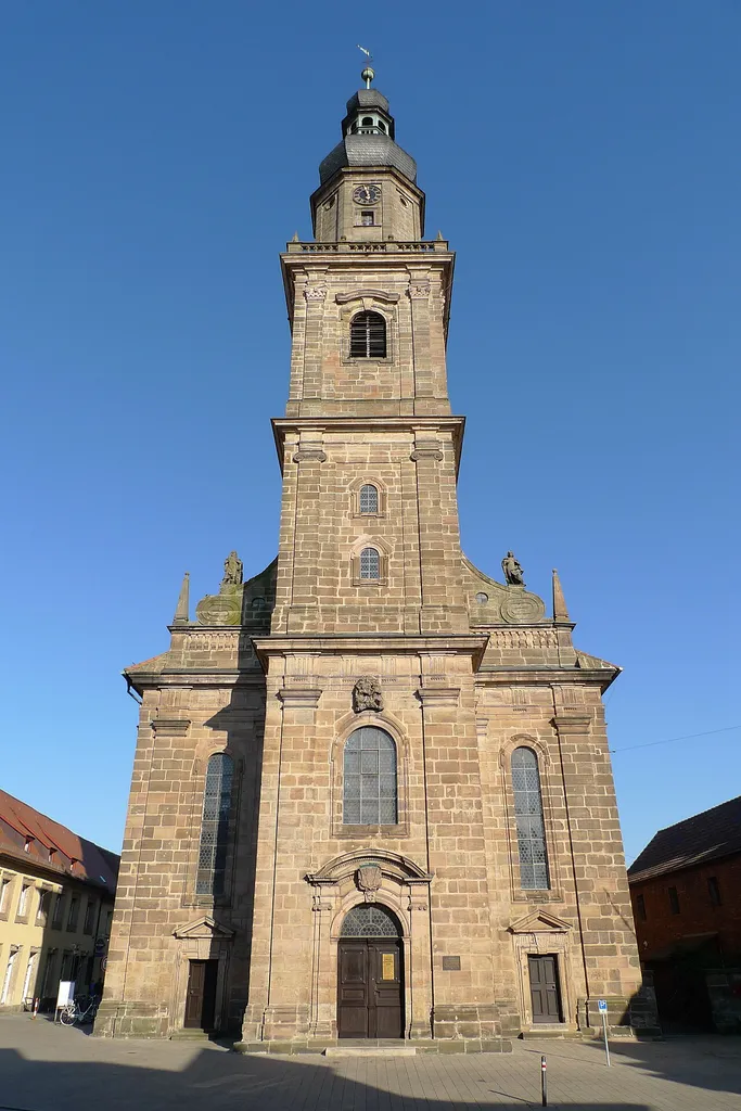 Westseite der Altstädter Kirche in Erlangen