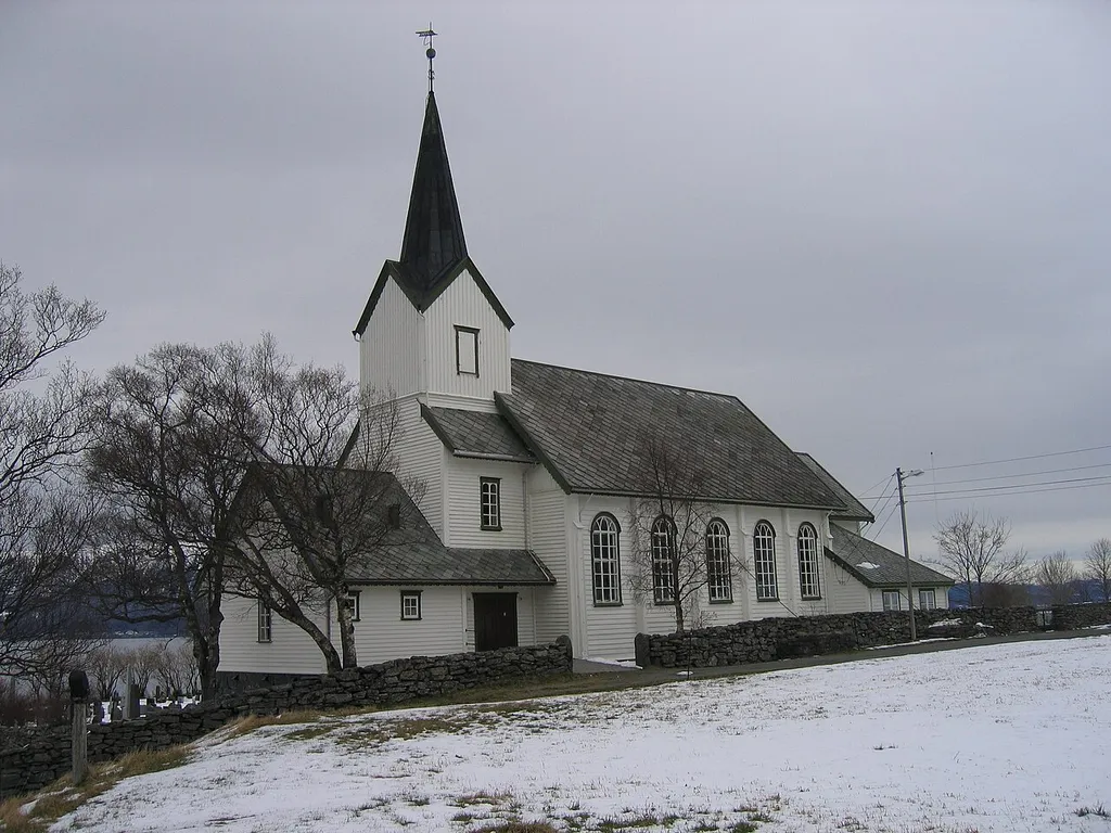 Picture of Vartdal church in Ørsta Norway. Built 1877