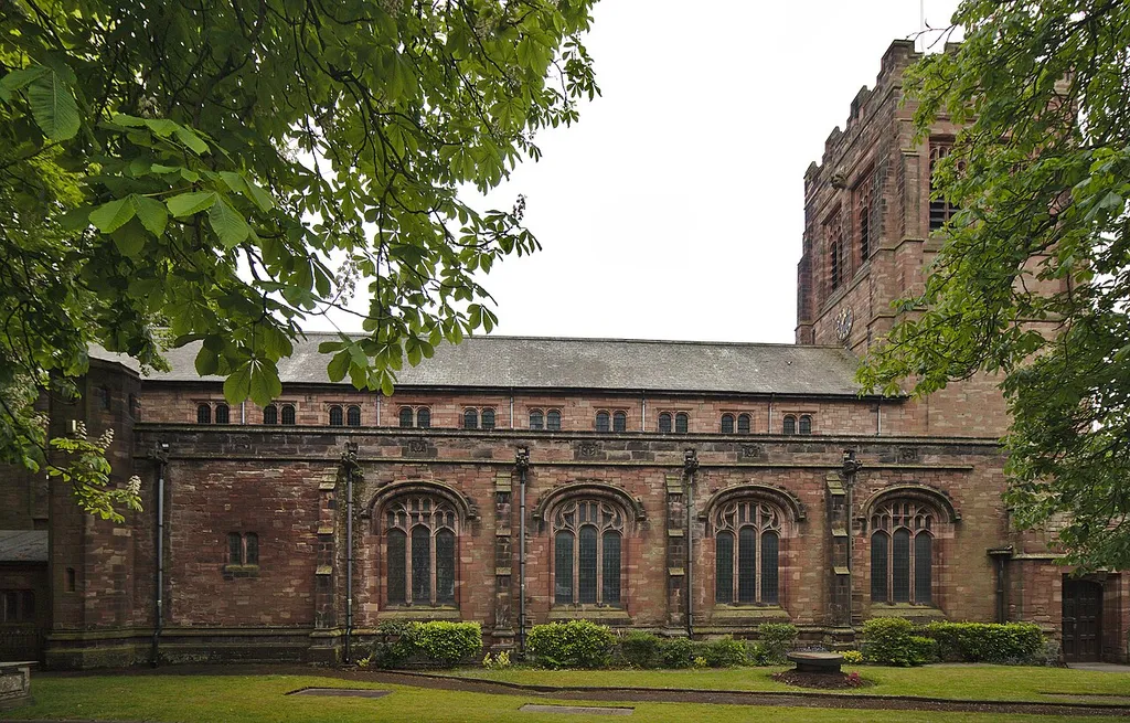 St Peter's Church, Newton-le-Willows from the north.
