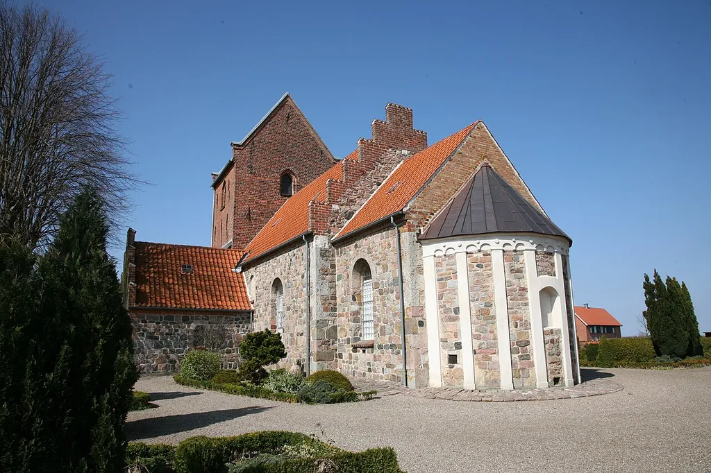 Slaglille church in Alsted Herred, Denmark