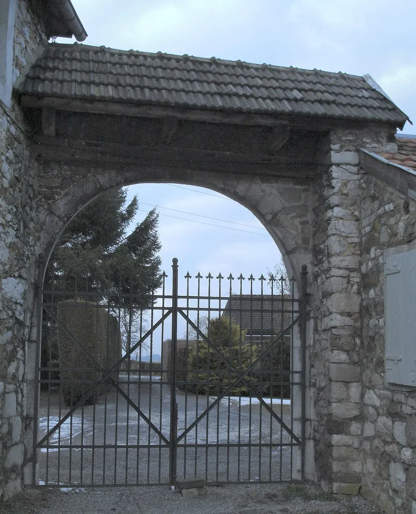 Tor der nicht mehr existierenden Burg Schwartzenburg in Dorff