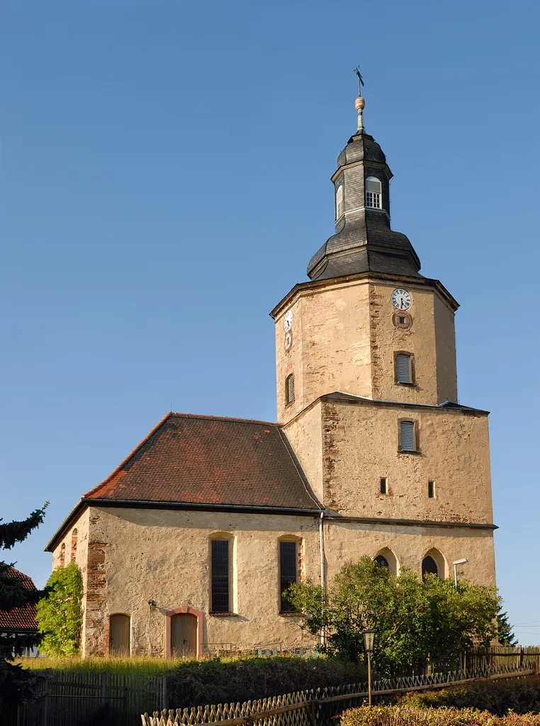 This image shows the church in Paitzdorf, Germany.