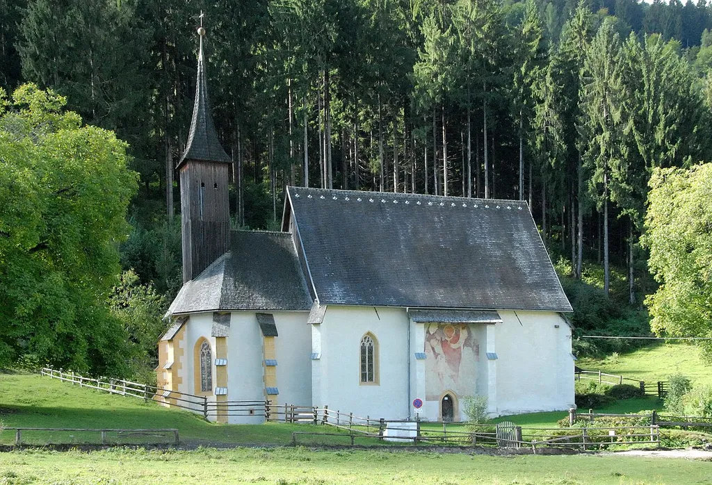 Pilgrimage church Maria Siebenbruenn at Radendorf, market town Arnoldstein, district Villach Land, Carinthia, Austria, EU
