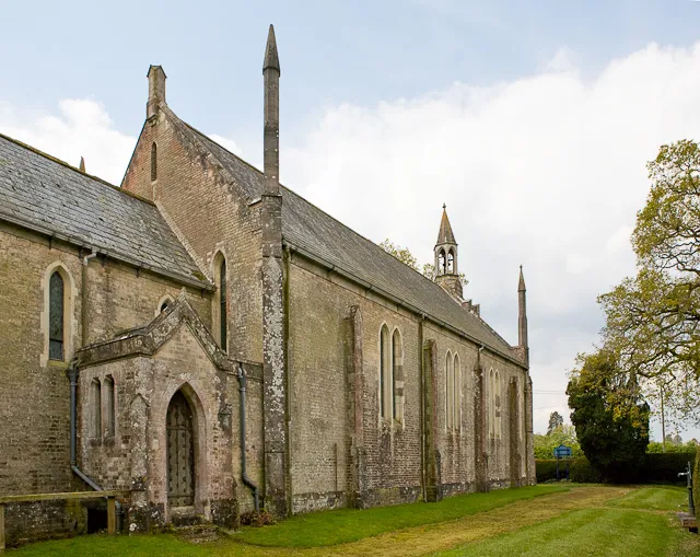 North side of St Paul's Church, Bisterne