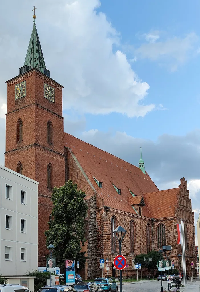 Evangelische Stadtpfarrkirche St. Marien Bernau bei Berlin, Landkreis Barnim, Brandenburg, Deutschland