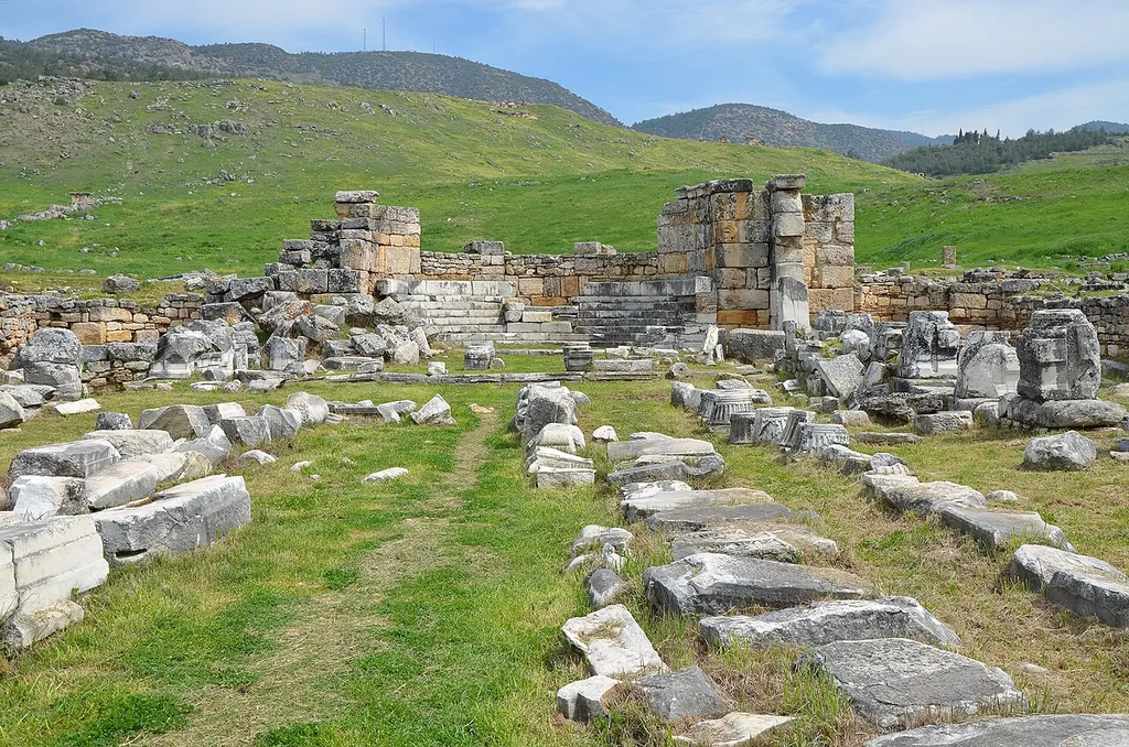 The Cathedral, one of the principal buildings of the Christian city, 1st half of 6th century AD, Hierapolis, Phrygia, Turkey